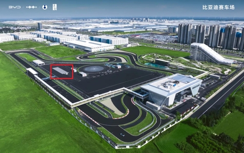Latest company case about The Wheel Identifier of Hengliang Tech Installed at BYD All-Terrain Racing Center
