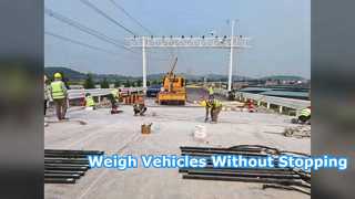 Hengliang High Speed Weigh In Motion Quartz Sensor Instalaltion